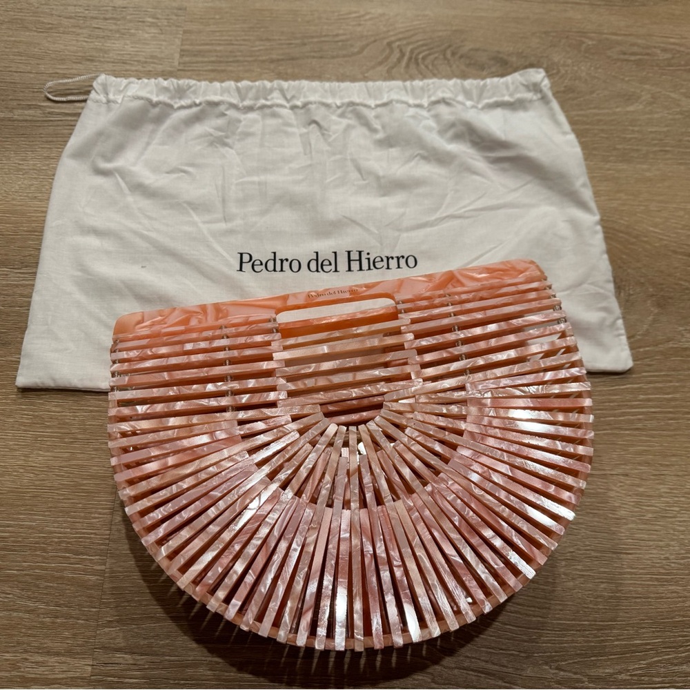 Pedro del Hierro Pink Statement Clutch
